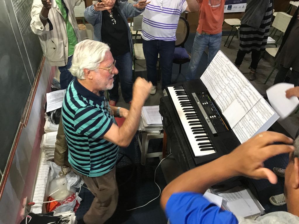 2017-Sala de ensaio na casa do Ruy